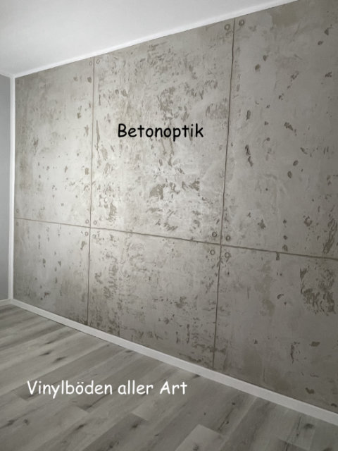 Betonoptik und Vinylböden aller Art